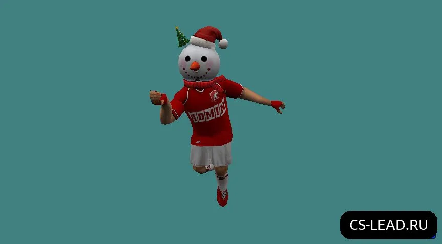 Скачать Модель Игрока Admin Xmas для CS 1.6: Уникальный Скин с Праздничным Настроением и Идеальными Хитбоксами - Скриншот