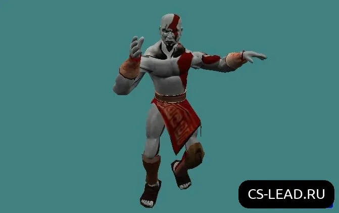 Скачать Модель игрока Kratos для CS 1.6: Сразись с богами на сервере! - Скриншот