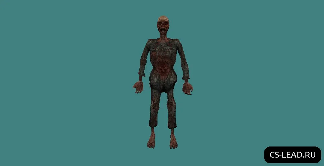 Скачать Модель зомби [Undead] для Counter-Strike 1.6 - Уникальный скин для вашего игрового опыта - Скриншот