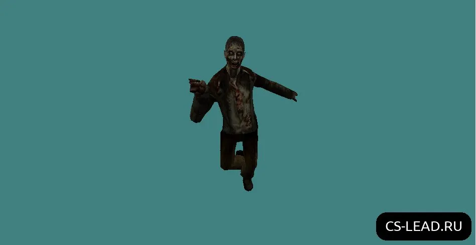 Скачать Модель зомби [Regenerator] для CS 1.6 - Уникальный скин - Скриншот