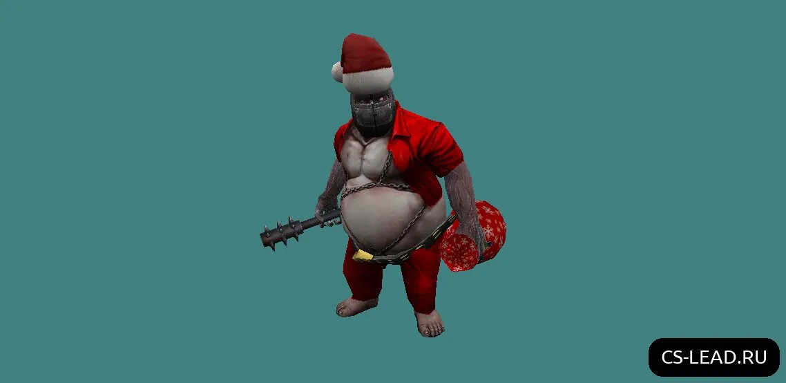 Скачать Модель зомби Santa Claus Boss для CS 1.6 - Скриншот