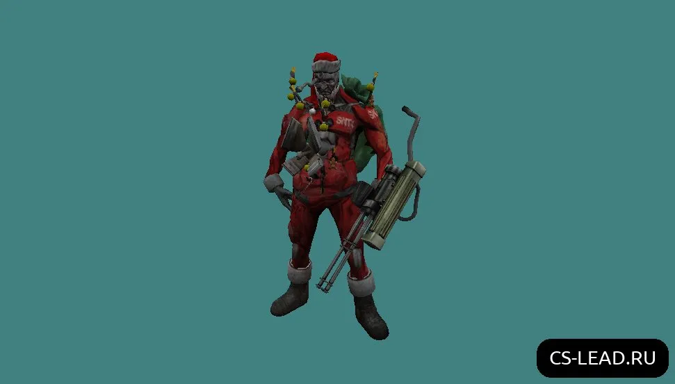 Скачать Модель зомби Patriarch Santa для CS 1.6 - Идеальный выбор для ваших матчей - Скриншот
