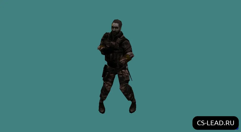 Скачать Модель зомби [ОМОН] для Counter-Strike 1.6 – уникальность и стиль - Скриншот