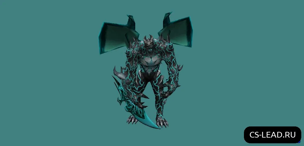 Скачать Модель зомби Revenant Dragon Ice для CS 1.6 - Уникальный скин - Скриншот