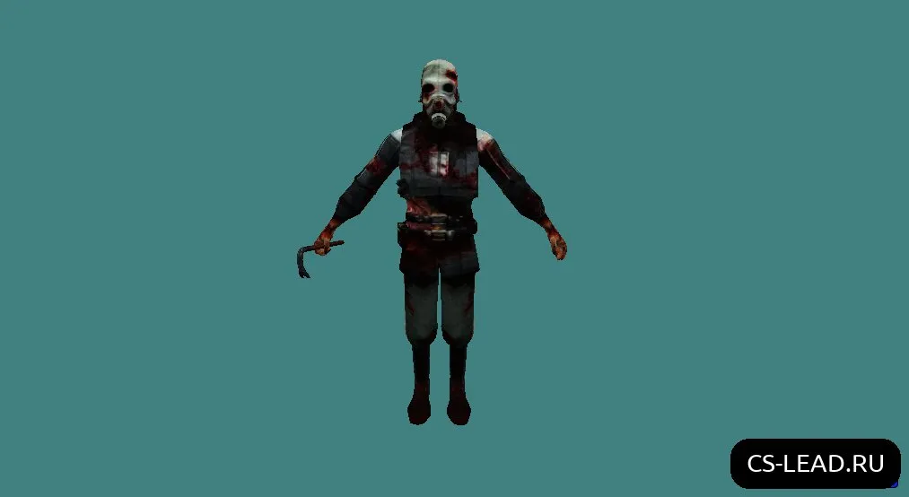 Скачать Модель зомби [Zombie Metro] для Counter-Strike 1.6 - Уникальный опыт - Скриншот