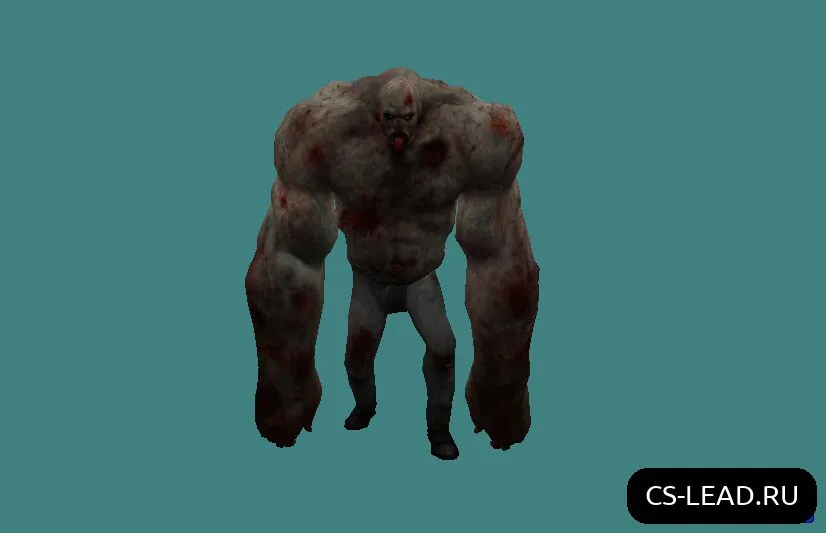 Скачать Модель зомби [Танк из L4D] для CS 1.6 - Уникальный скин для вашей игры - Скриншот