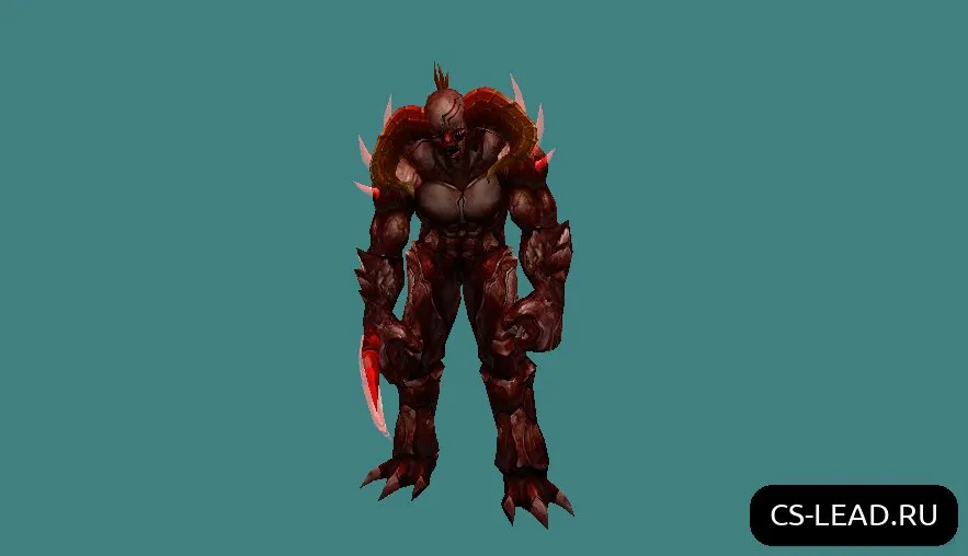 Скачать Модель зомби Diablo Red для CS 1.6 - Уникальность и безупречное качество - Скриншот