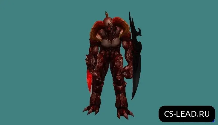 Скачать Модель зомби Deimos Devil для CS 1.6 - Уникальный скин для вашей игры - Скриншот