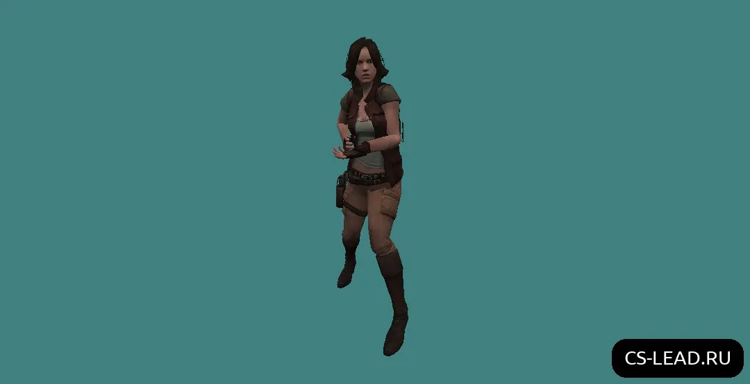Скачать Модель девушки [Alice] для Counter-Strike 1.6 - Уникальный скин для ваших игр - Скриншот