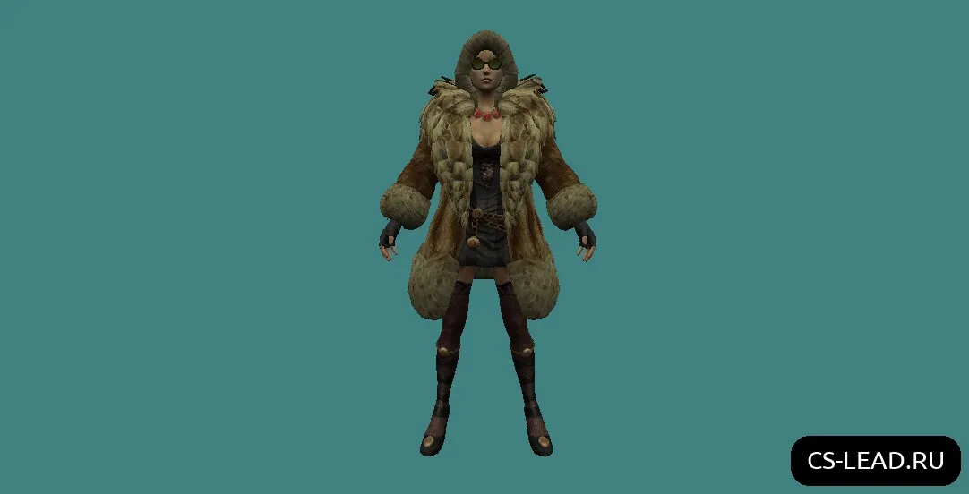 Скачать Модель девушки Sonya для CS 1.6 - Уникальный стиль и высокая детализация - Скриншот