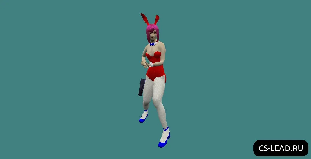 Скачать Модель девушки Haruhara Haruko для Counter-Strike 1.6 - Скин для геймеров - Скриншот
