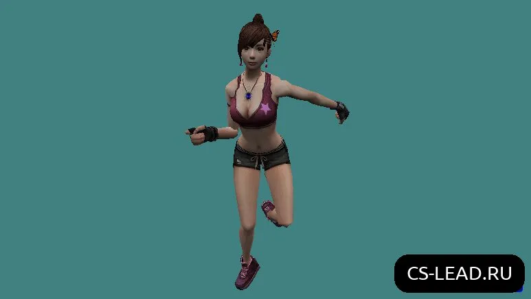 Скачать Модель девушки [Изабелла] для CS 1.6 - Уникальные скины и отличная четкость - Скриншот