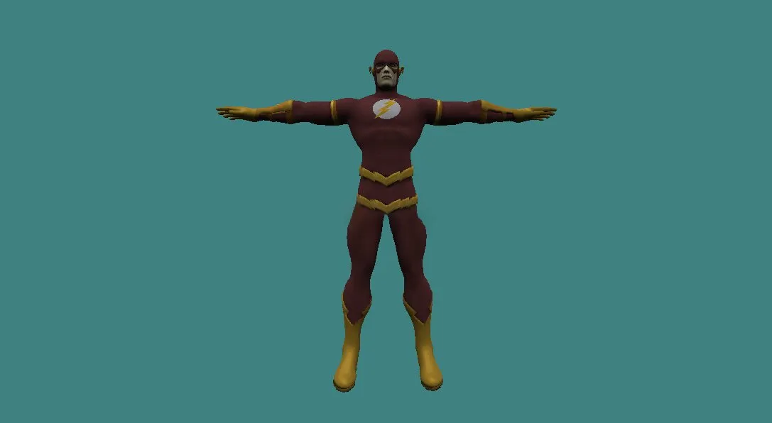 Скачать Скин Flash для CS 1.6 - Уникальные модели супергероев - Скриншот