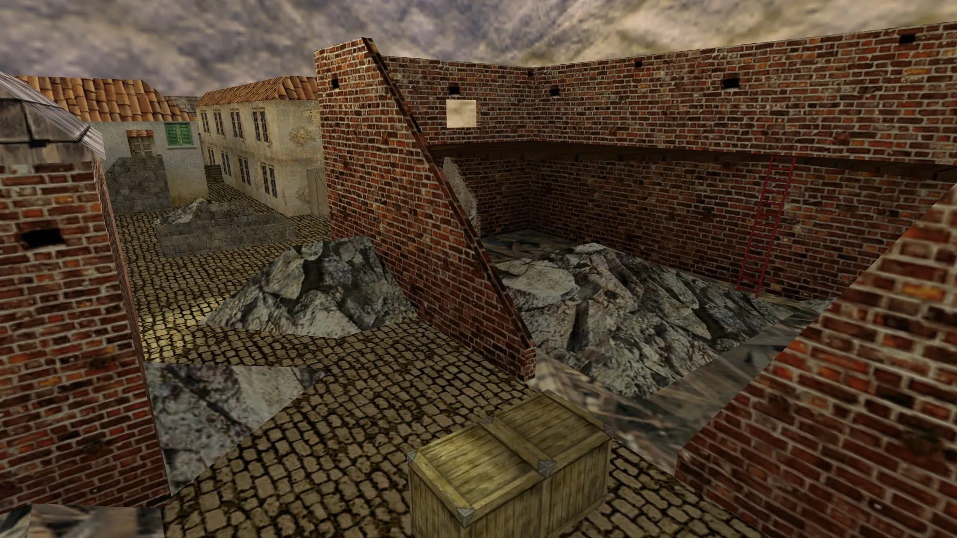 de_crazytank для CS 1.6: тактика за Т/КТ, точки, навигация ботов и оптимизация карты — скриншот 12