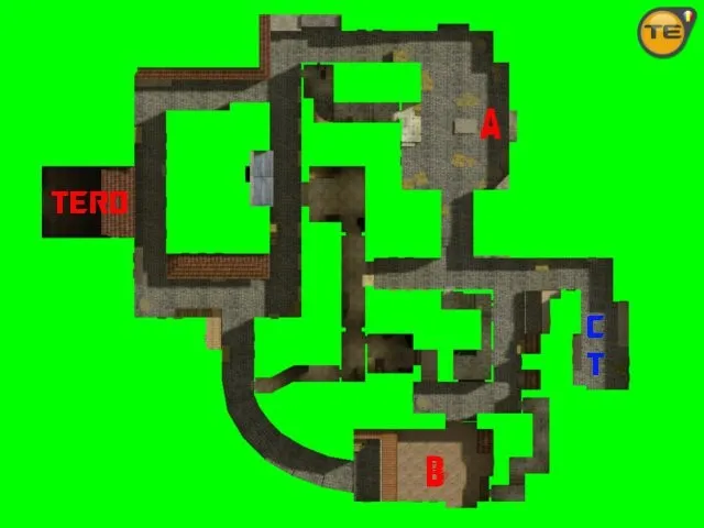 de_csgothic для CS 1.6 — карта DE с точками, .nav для ботов и оптимизацией wpoly/epoly — скриншот 6