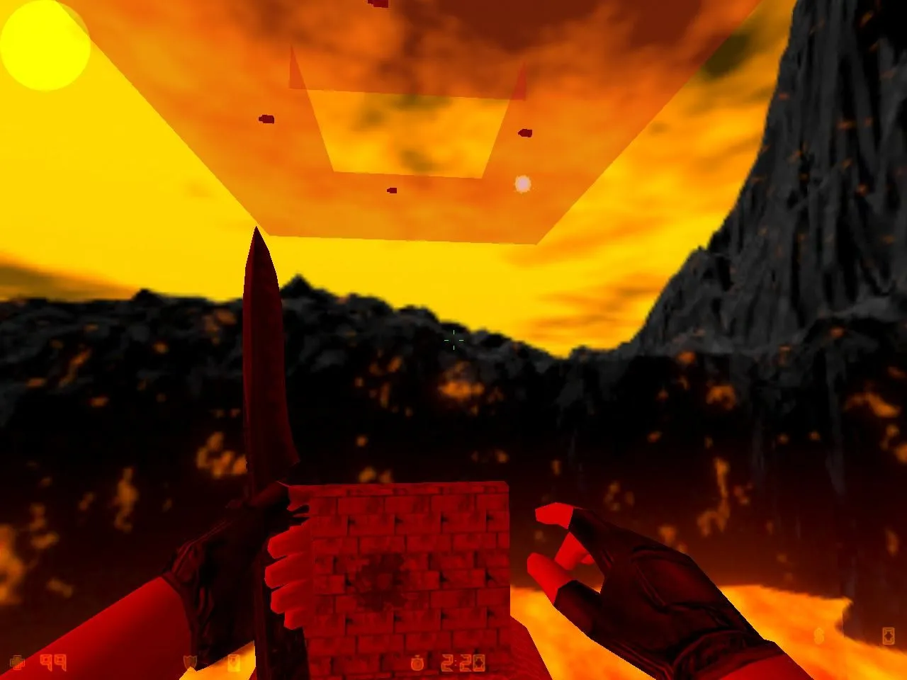 deathrun_enfer для CS 1.6: карта Deathrun, баланс сторон, точки, .nav, оптимизация и запуск без проблем — скриншот 3