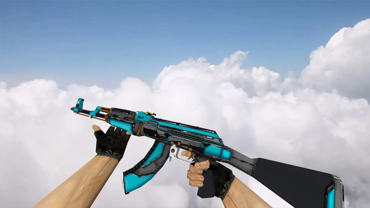 Модель AK-47 Overdrive (v_ p_ w_) для CS 1.6: звуки, анимация осмотра, качество текстур — скриншот 1