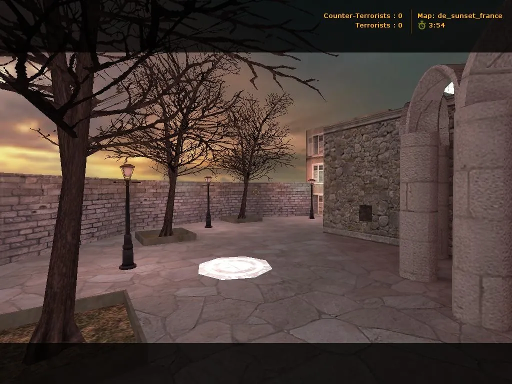 Скачать Карта de_sunset_france для CS 1.6 - Тактическое превосходство на новом уровне - Скриншот