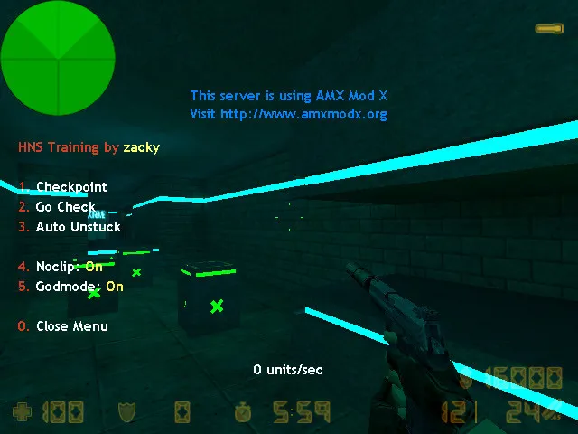 Скачать deathrun_blue_x — карта deathrun для CS 1.6: точки, раунды, .nav и оптимизация - Скриншот