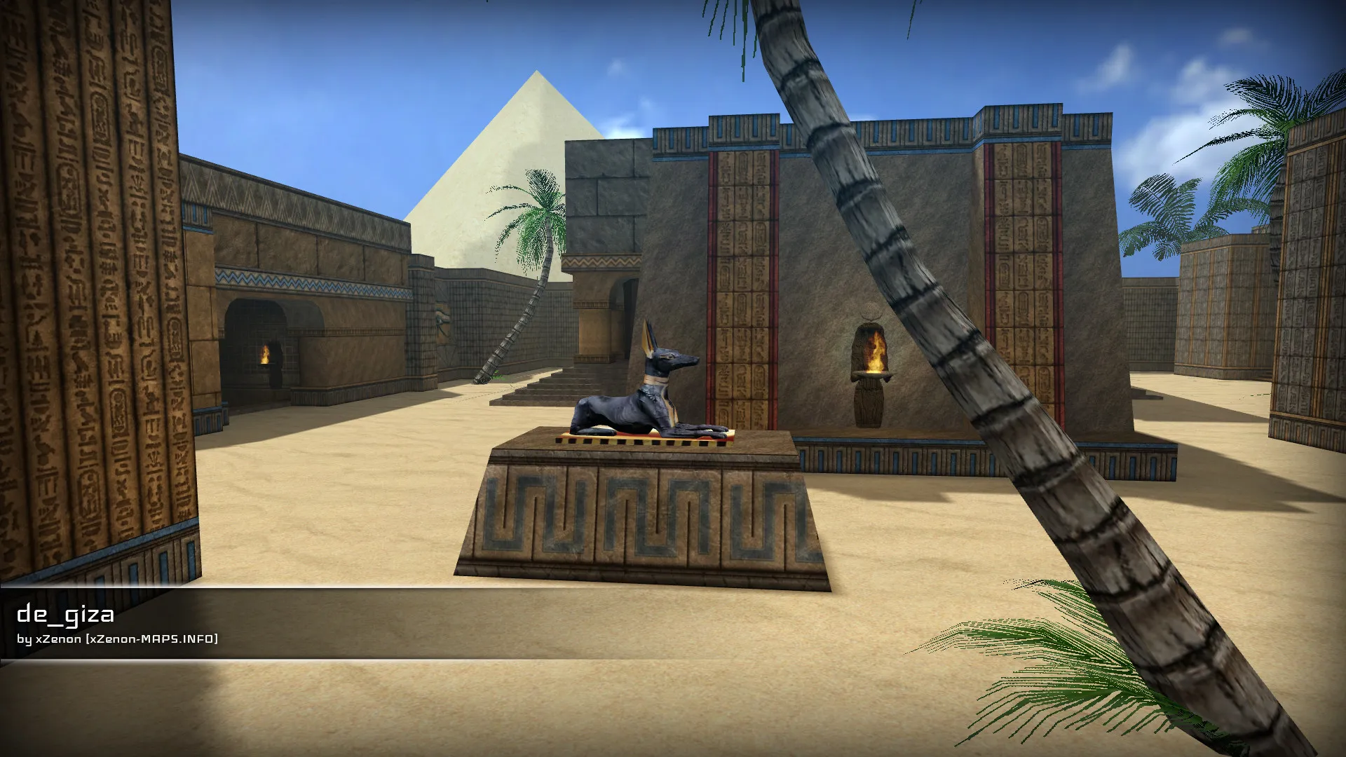de_giza_b3 карта для CS 1.6: баланс сторон, точки, .nav для ботов, оптимизация wpoly/epoly — скриншот 11
