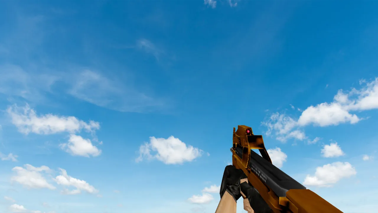 Пак моделей оружия «Gold Weapons Pack V3» для CS 1.6: v_ p_ w_ модели, звуки, анимация осмотра — скриншот 20