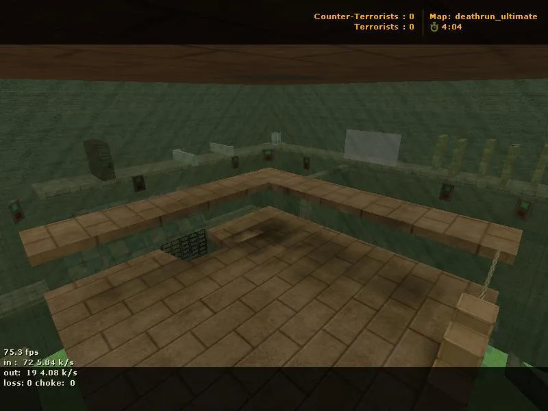 Скачать deathrun_ultimate для CS 1.6: тактика, точки, .nav, оптимизация и настройка сервера - Скриншот