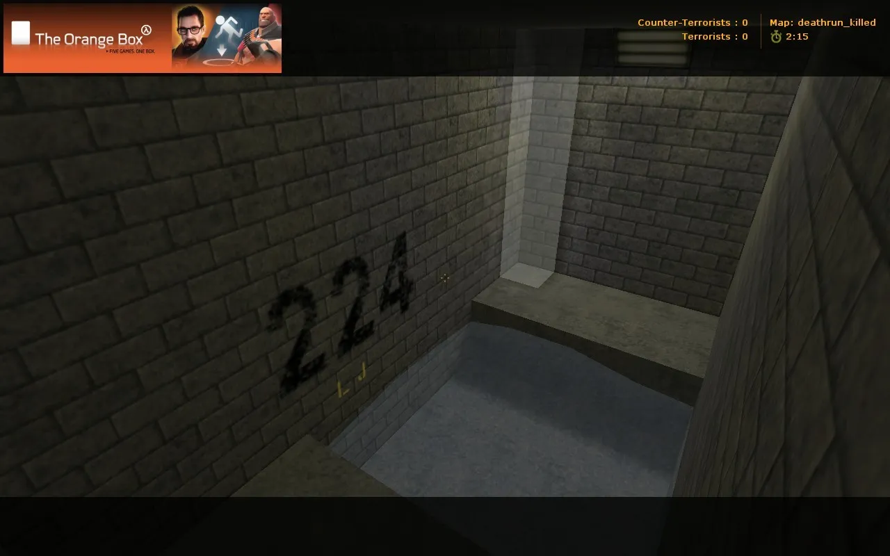 deathrun_killed для CS 1.6: карта Deathrun, точки заразы и защита террора/контров — скриншот 5