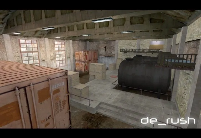 Карта de_rush_rc1 для CS 1.6: Тактики и особенности — скриншот 4