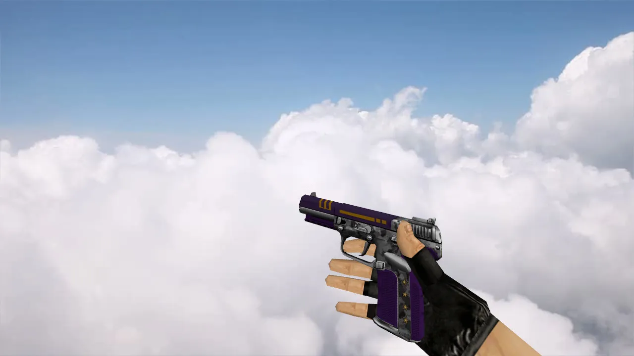 Скачать Модель Five Seven Sarge Purple для CS 1.6 - Уникальный стиль - Скриншот