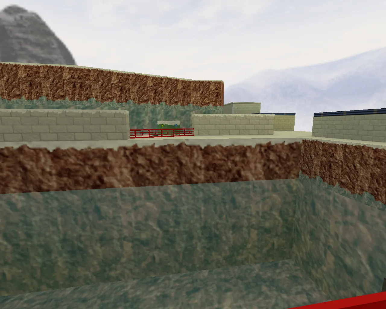 Скачать Карта de_snowtown для CS 1.6: Тактический анализ и особенности - Скриншот
