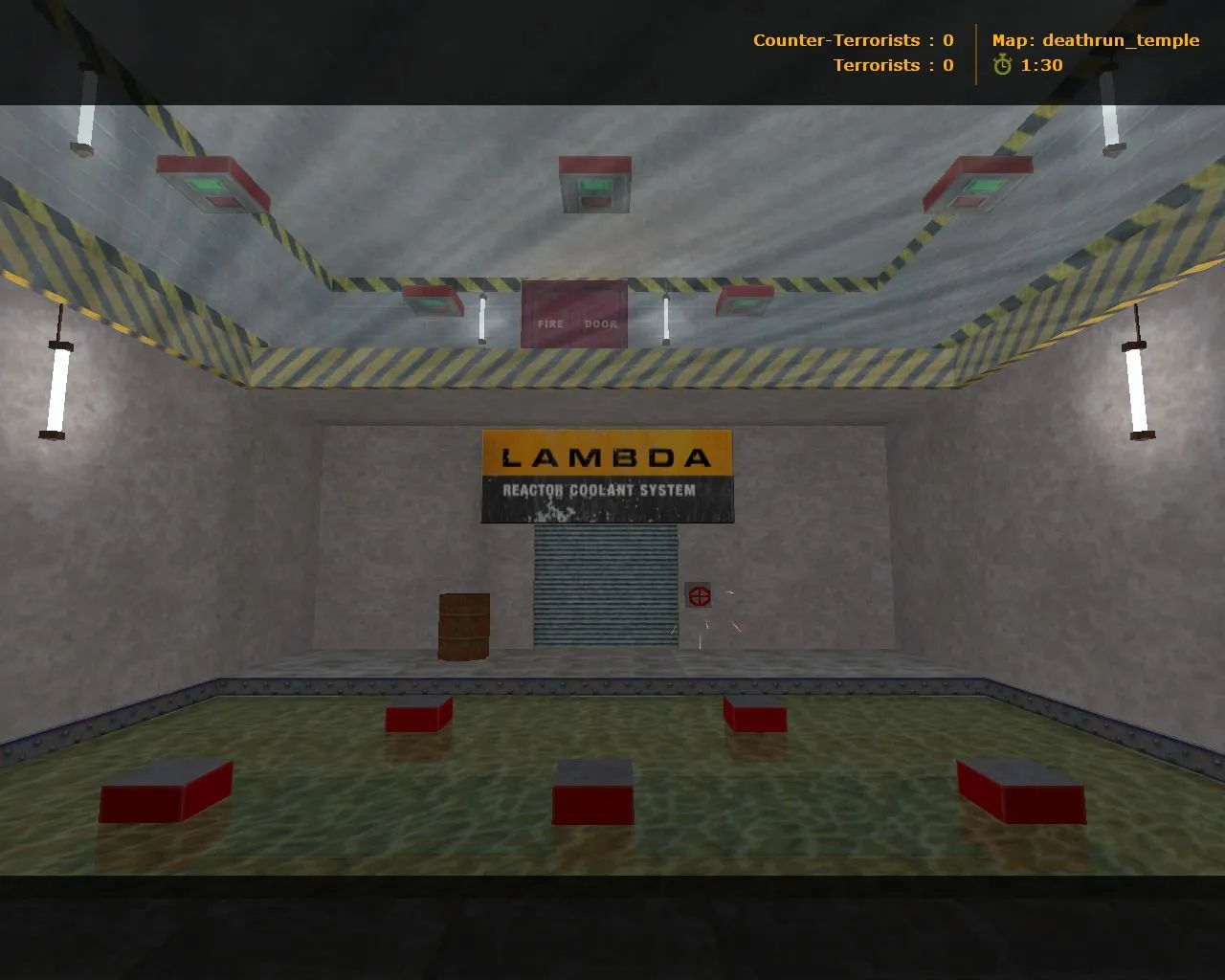 Скачать deathrun_temple для CS 1.6: тактики, точки, баланс сторон, .nav и оптимизация карты - Скриншот