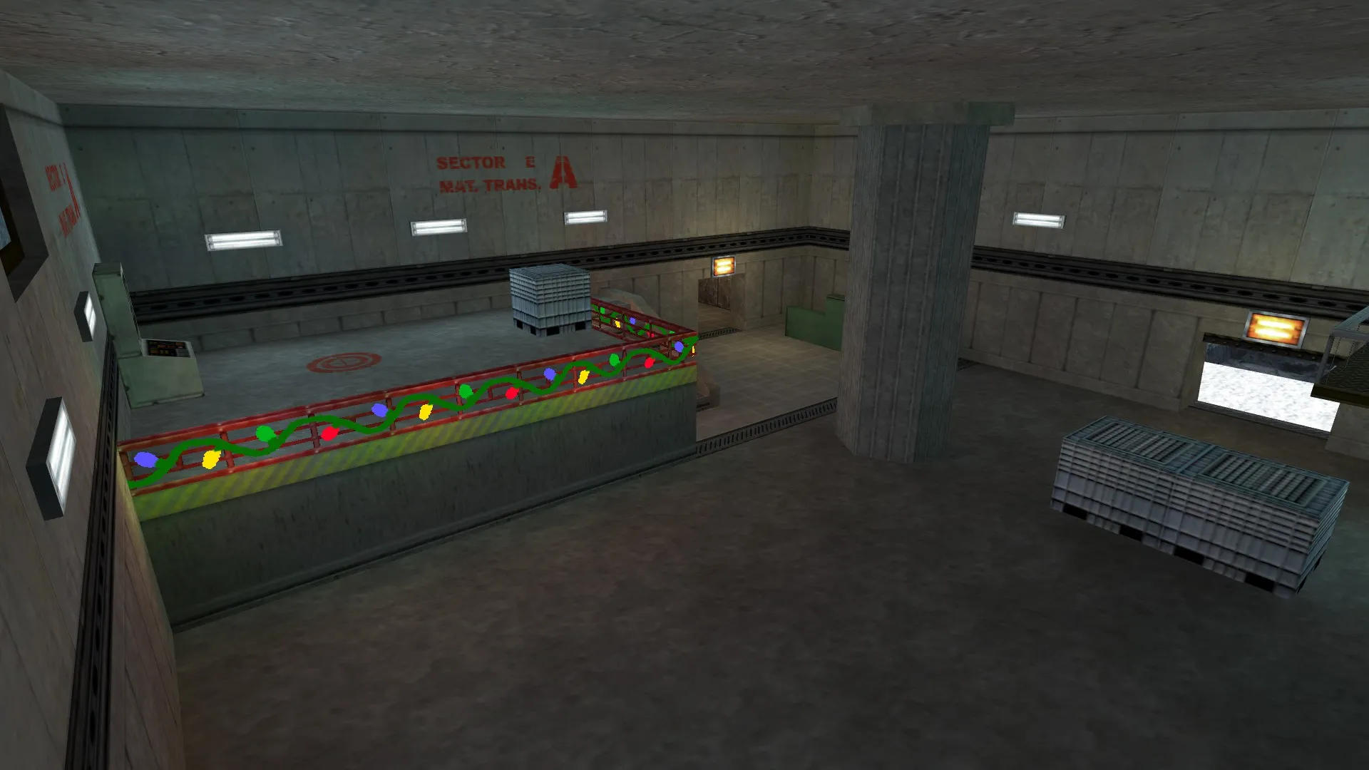 Скачать Карта de_xmas_minibomb для CS 1.6 - Зимняя атмосфера и тактика - Скриншот