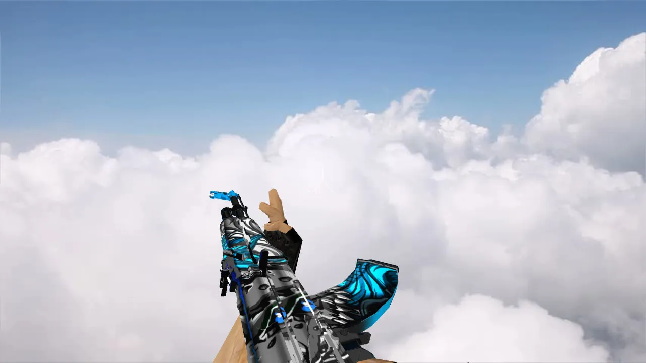 Скачать Модель AK-47 Tokolosi Neptune v_ для CS 1.6: p_ w_ звуки, анимация осмотра, текстуры - Скриншот