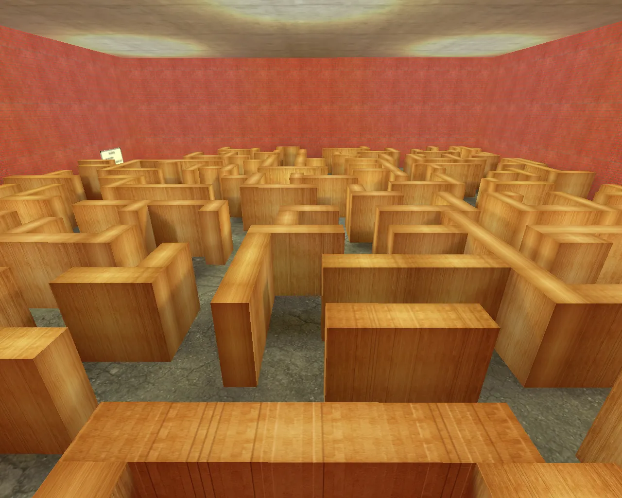 Скачать fy_maze для CS 1.6: лабиринт, точки фарма раундов, .nav для ботов и оптимизация карты - Скриншот