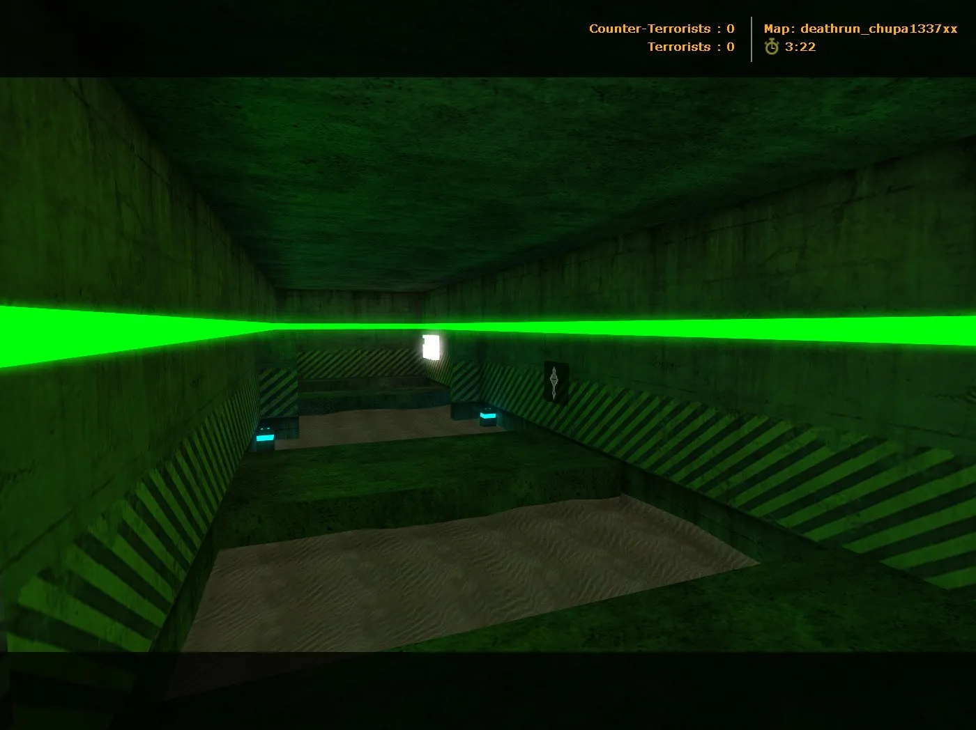 Скачать deathrun_chupa1337xx для CS 1.6: карта Deathrun, точки, ловушки, .nav и оптимизация - Скриншот