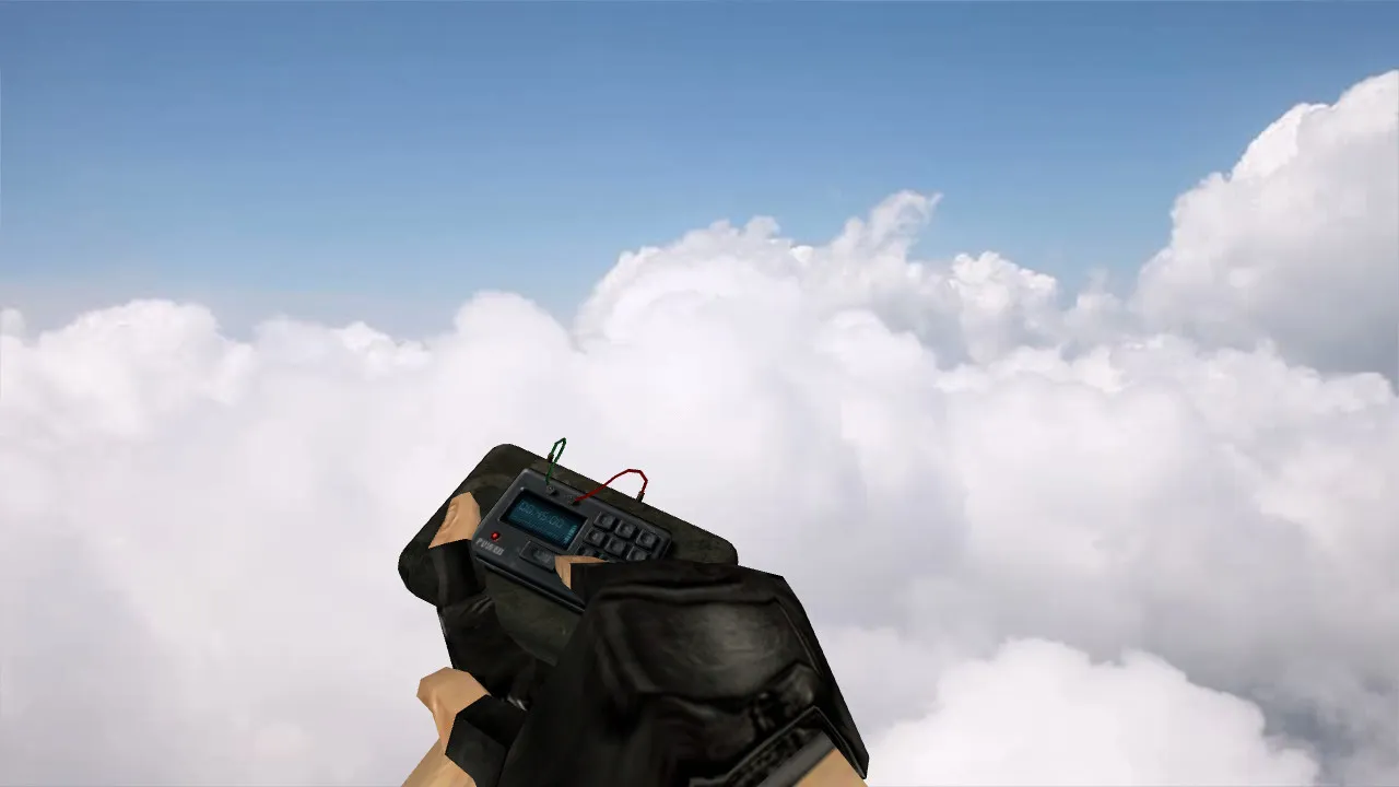 Скачать Модель Peacemaker C4 для CS 1.6: v_, p_, w_ модели, звуки, анимация осмотра и качественные текстуры - Скриншот