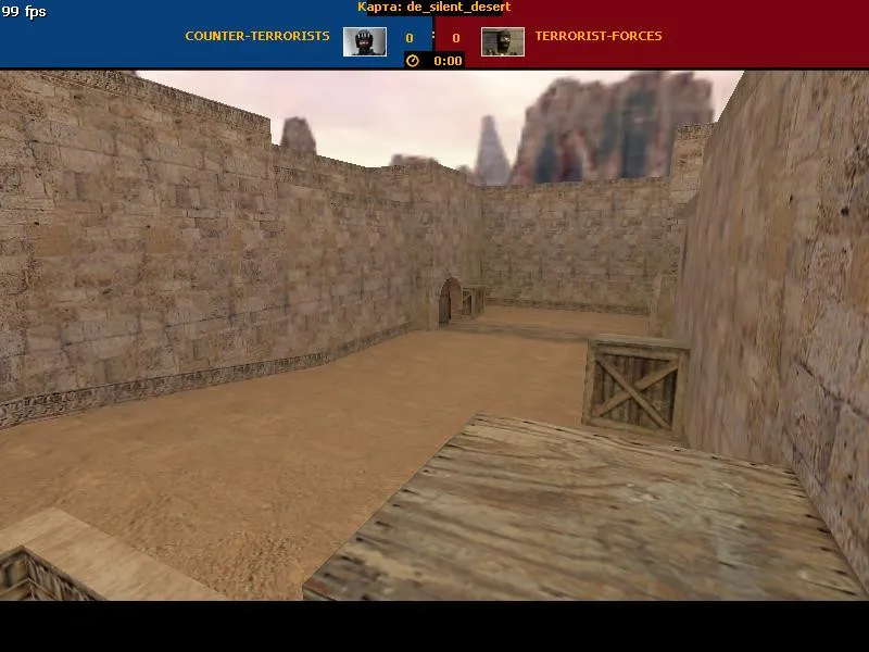Скачать Карта de_silent_desert для CS 1.6 - Тактика и особенности - Скриншот