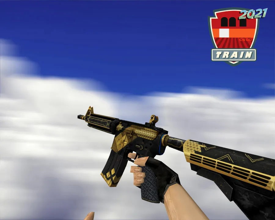 Скачать M4A4 | Коалиция (The Coalition) для CS 1.6: v_/p_/w_ модели, звуки, анимация осмотра и чистая установка - Скриншот