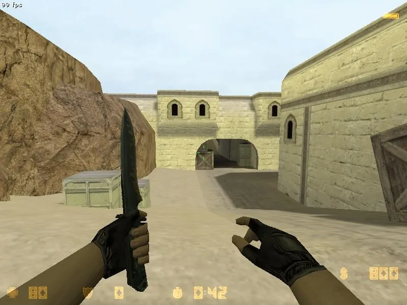 de_dust2_llapi карта для CS 1.6: баланс сторон, точки, .nav и оптимизация wpoly/epoly — скриншот 2