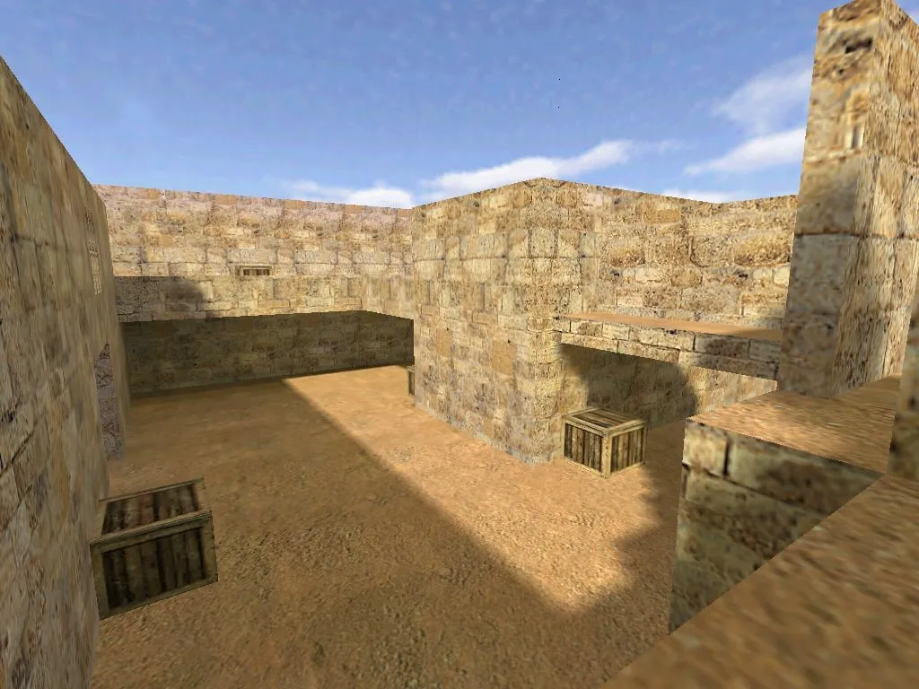 Карта de_quickdust для Counter-Strike 1.6: тактика и детали — скриншот 2