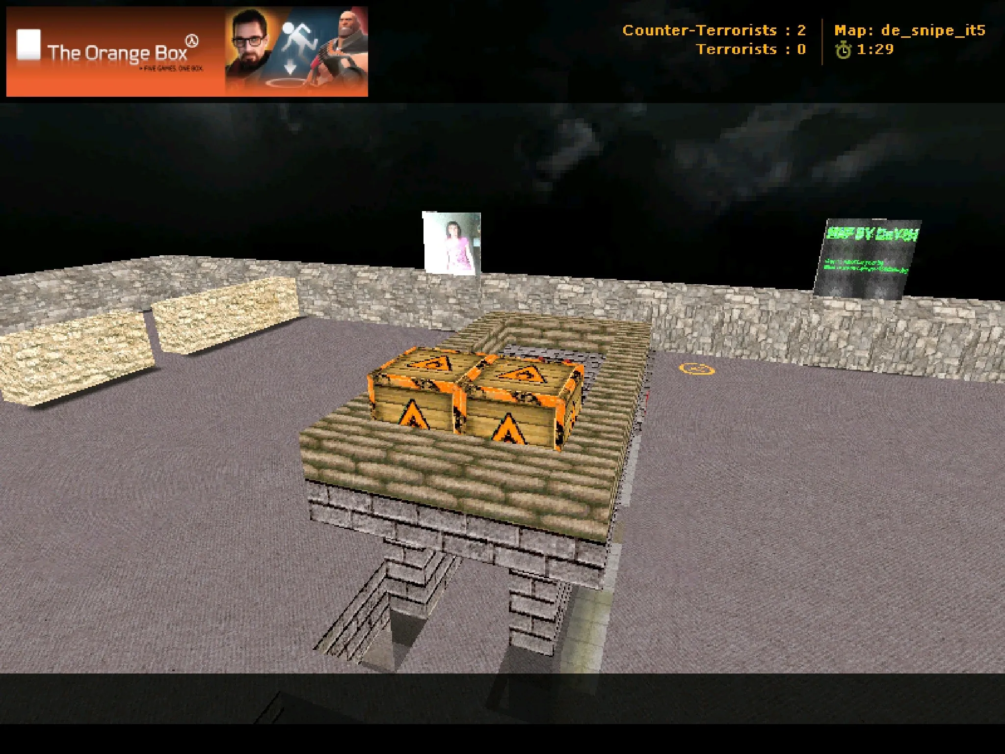 Карта de_snipe_it5_2014 для CS 1.6 - Тактические возможности и оптимизация — скриншот 8