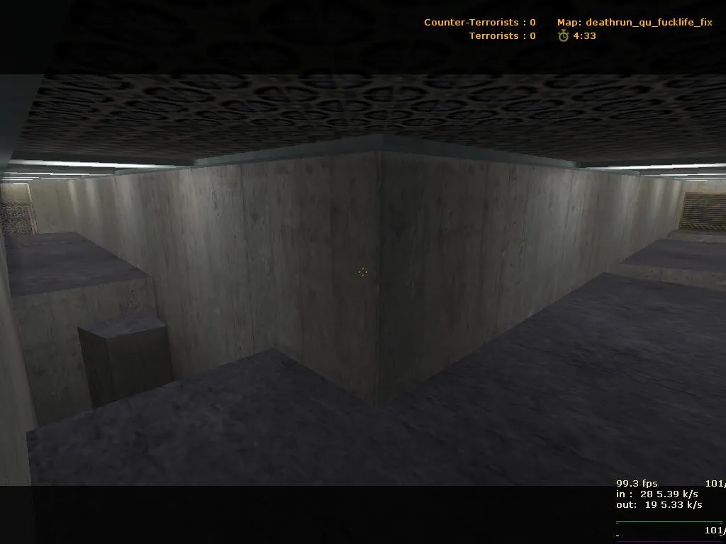 deathrun_qu_fucklife_fix для CS 1.6: карта Deathrun, баланс сторон, тактика, .nav и оптимизация — скриншот 9