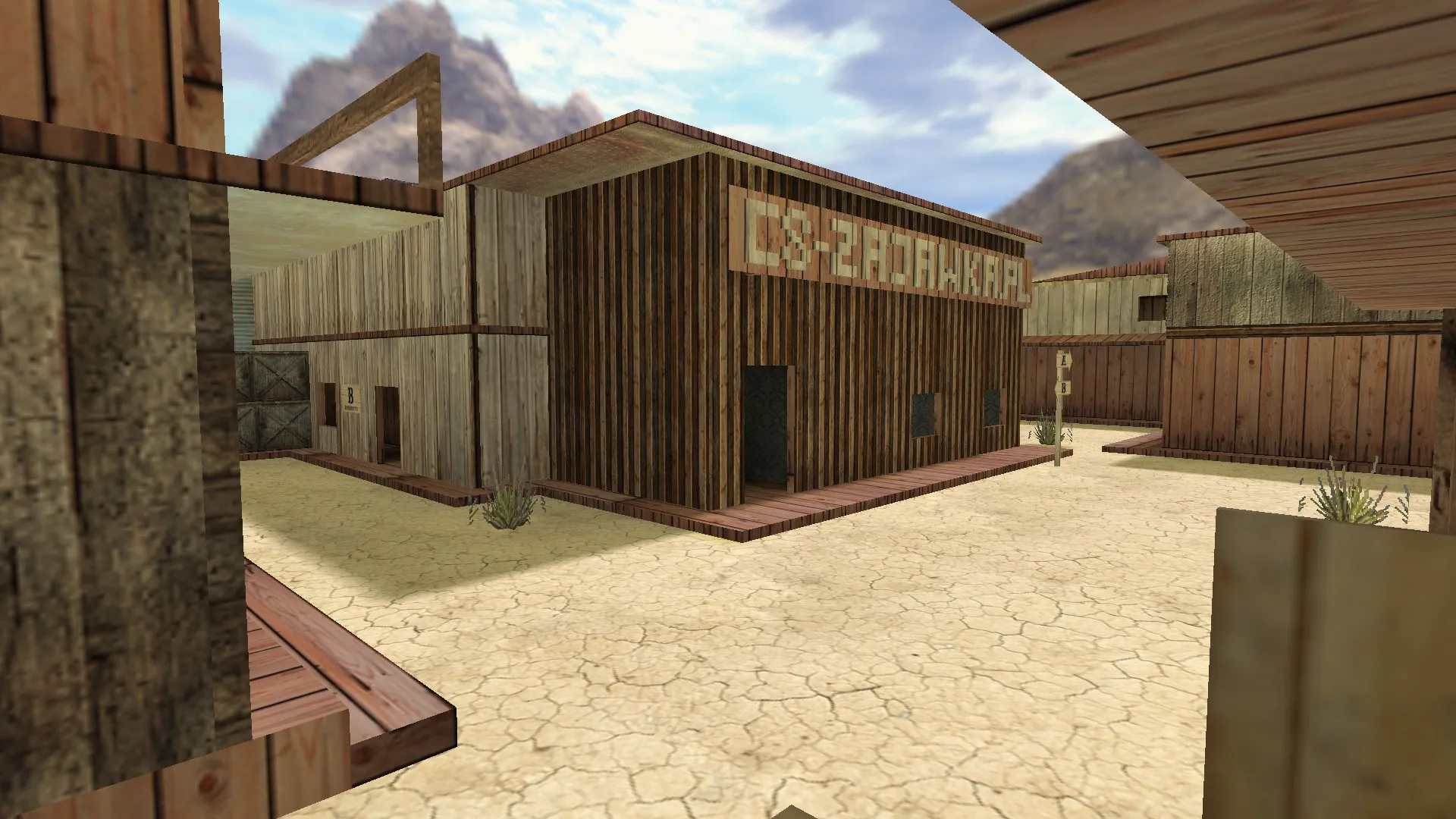 Скачать Карта de_wildywest для CS 1.6 - Тактический анализ и особенности - Скриншот