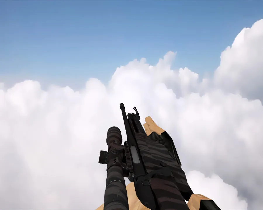 Скачать SSG 08 | Жертва (Prey) для CS 1.6 - Оружие с уникальным дизайном - Скриншот