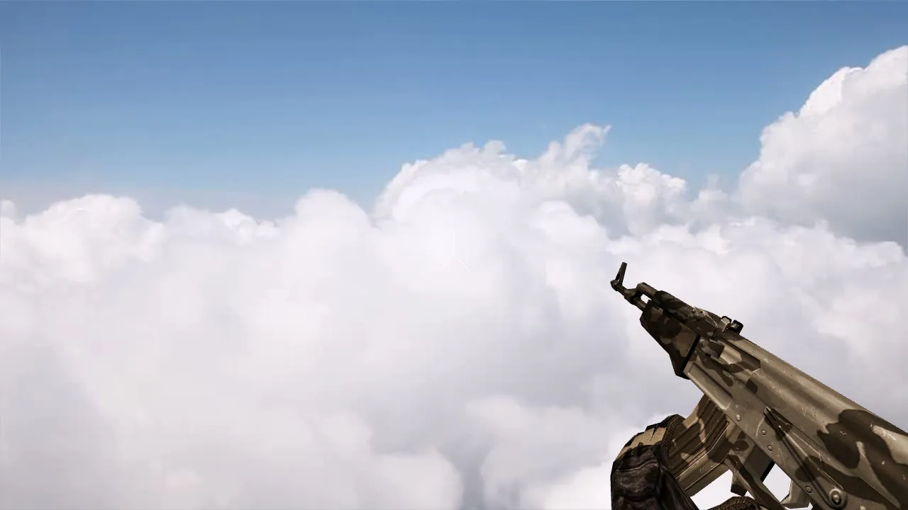 Скачать AK-47 Brown для CS 1.6: качественная модель с уникальным стилем - Скриншот