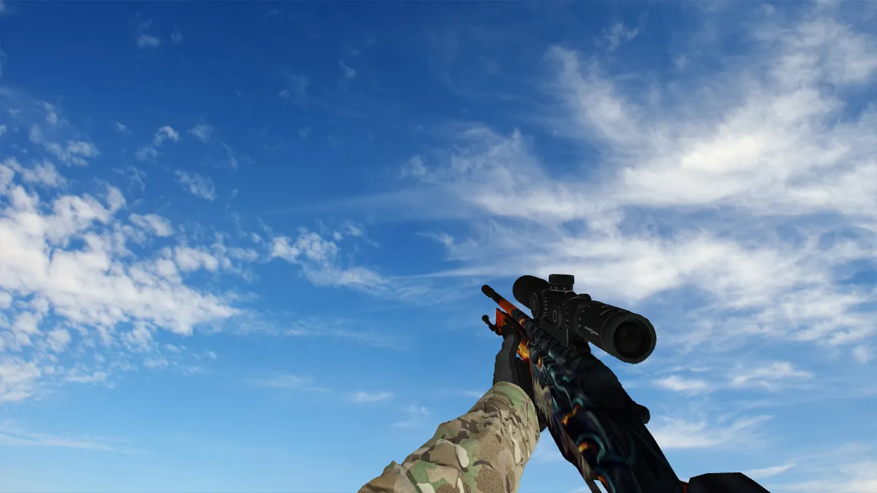 Пак моделей оружия Specialist Gloves Crimson Kimono Pack для CS 1.6: v_, p_, w_ модели, звуки, анимация осмотра — скриншот 22