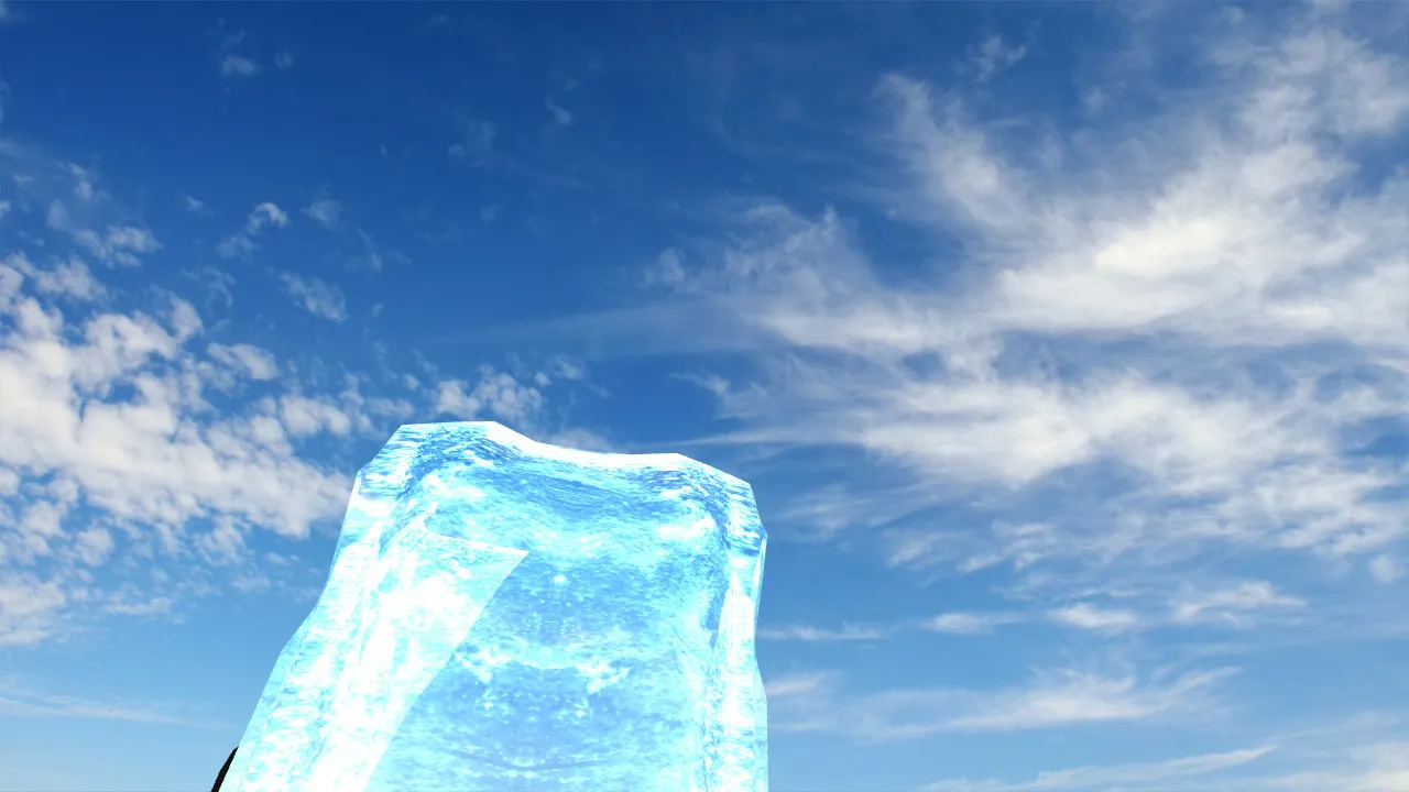 Скачать Модель «Ice Cube Grenade» для CS 1.6: v_, p_, w_ гранаты, звуки, анимация осмотра, текстуры и настройка - Скриншот