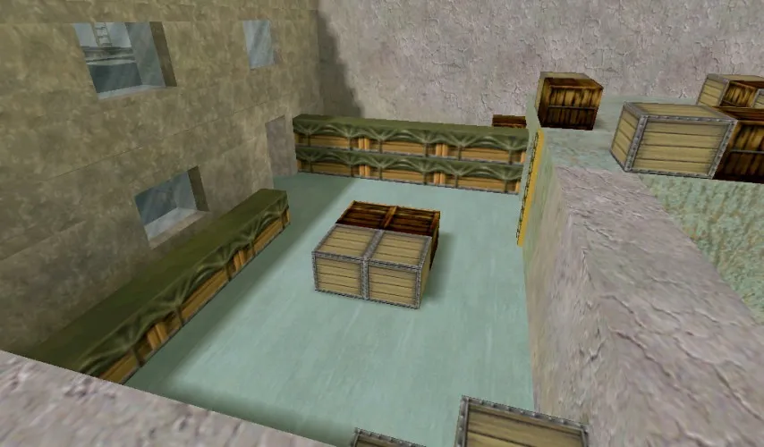 de_deposito для CS 1.6: настройки, тактики, .nav и оптимизация карты — скриншот 10