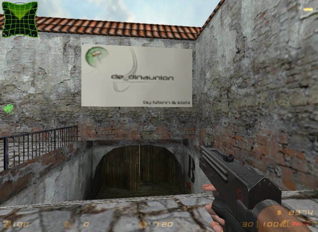de_dinaunion для CS 1.6: точки, маршруты за CT/T, .nav для ботов и баланс по раундам — скриншот 7