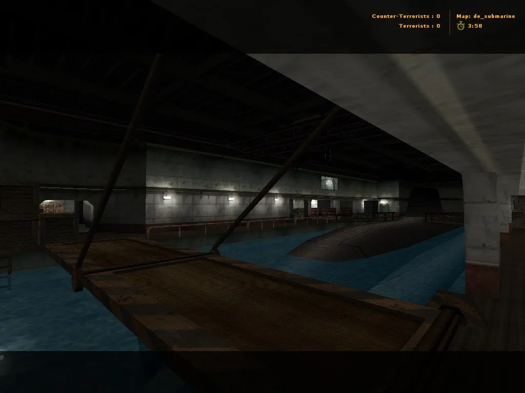 Скачать Карта de_submarine для CS 1.6 - Подводные сражения - Скриншот